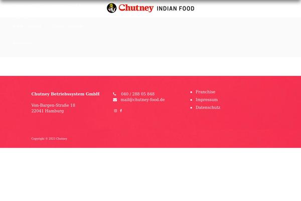 chutney-food.de site used Superfood