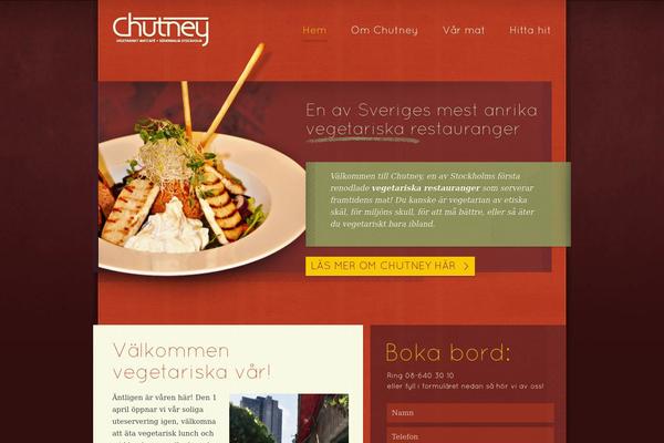 chutney.se site used Chutney