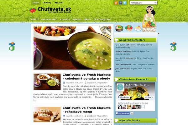 chutsveta.sk site used Recipebook