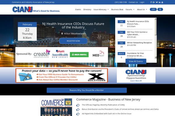 cianj theme websites examples