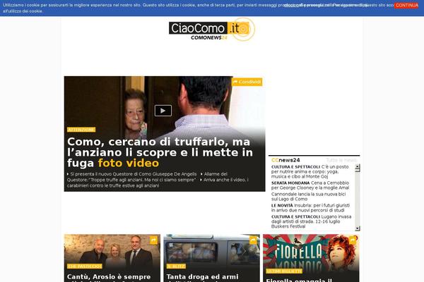 ciaocomo.it site used Edinews