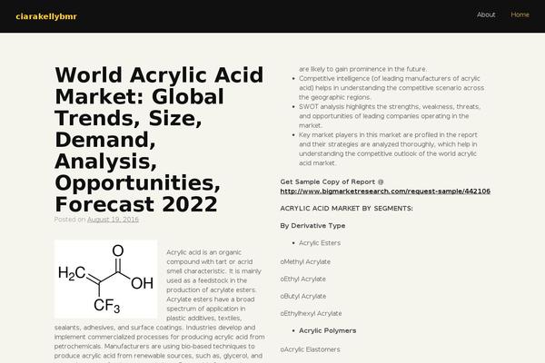 WordPress website example screenshot