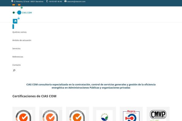 The7 theme site design template sample