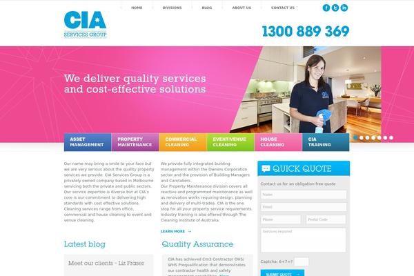 ciasg.com.au site used Avada