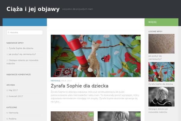 ciaza-objawy.pl site used Eximious Magazine