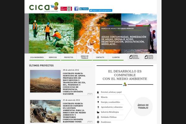 cicaingenieros.cl site used Cica
