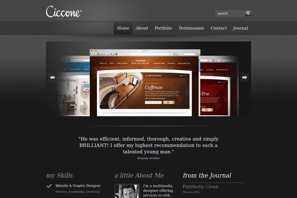 cicconedesign.com site used Socket