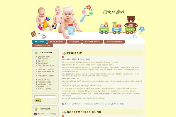 cicekvebocek.com site used Babyonline