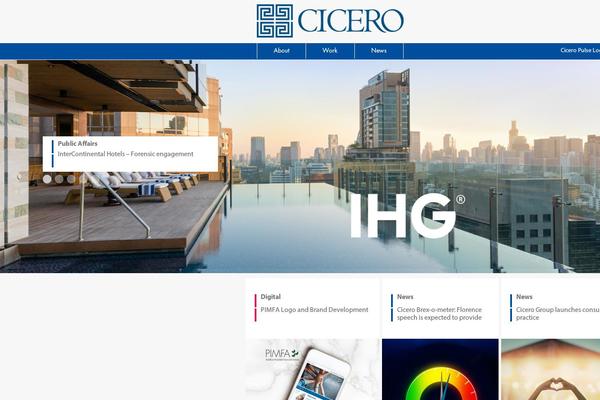 cicero theme websites examples