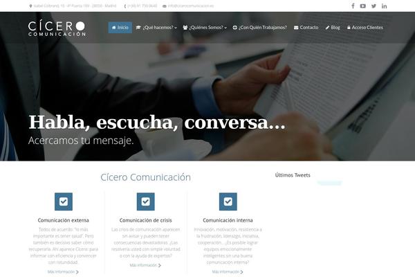 cicerocomunicacion.es site used Cicero