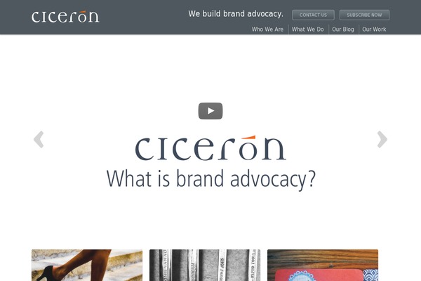 ciceron.com site used Ciceron