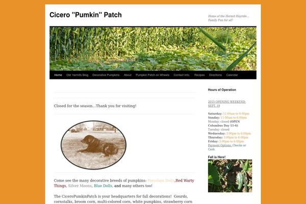 Twenty Ten theme site design template sample