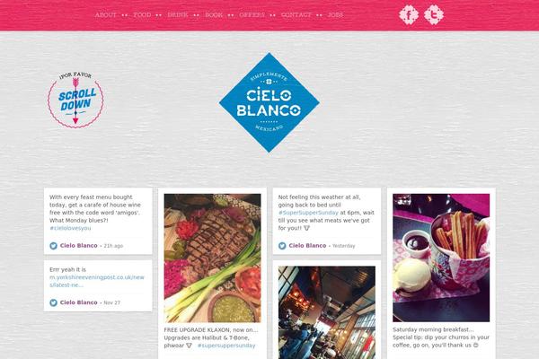 cieloblanco.co.uk site used Cieloblanco