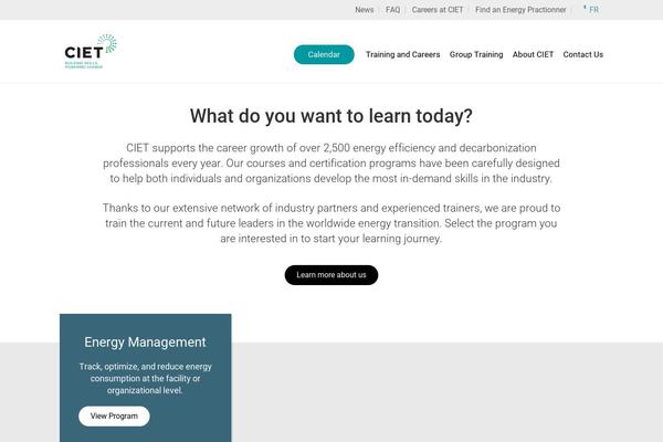 cietcanada.com site used Ciet2018