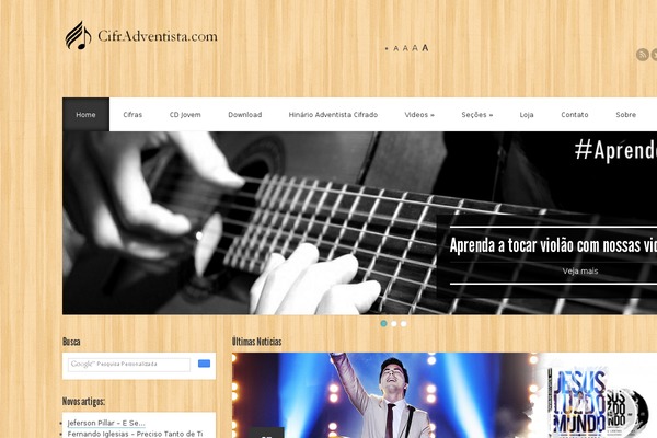 Acoustic theme site design template sample