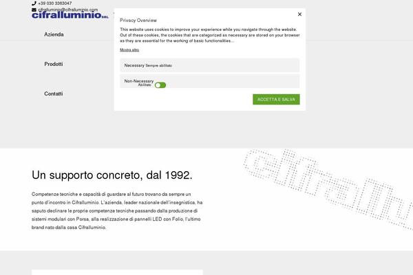 Impreza theme site design template sample