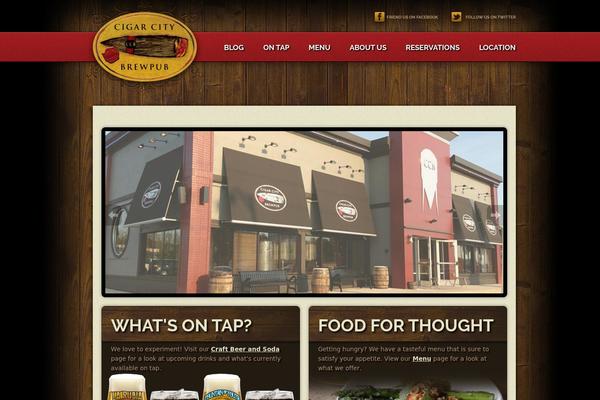 WordPress website example screenshot