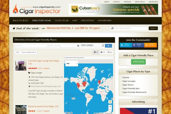 cigardir.com site used Cigarinspector