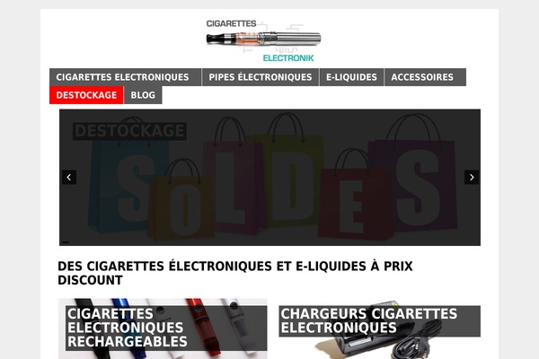 cigarettes-electronik.fr site used Cigarette-electronique