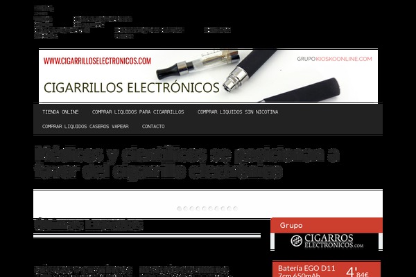cigarrilloselectronicos.com site used The Newswire