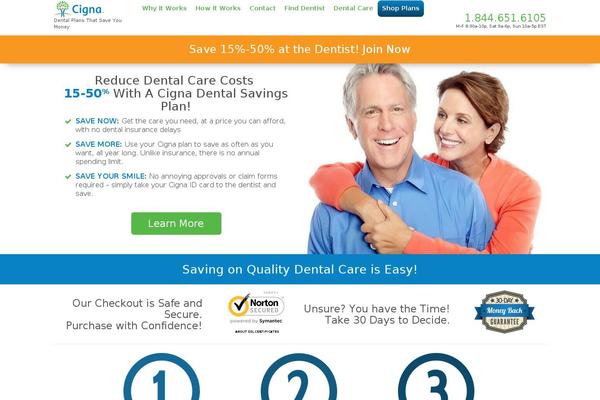 cignadentalplans.com site used Ct-cdp