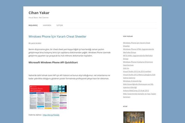 Twenty Twelve theme site design template sample