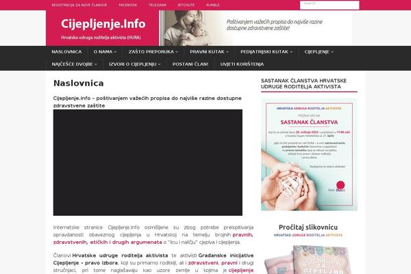 MH Magazine theme site design template sample