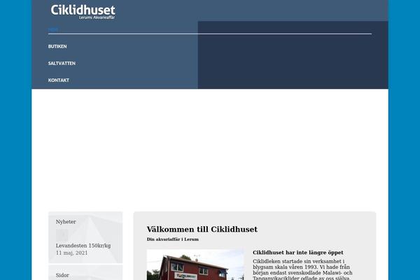 ciklidhuset.se site used Ciklidhuset