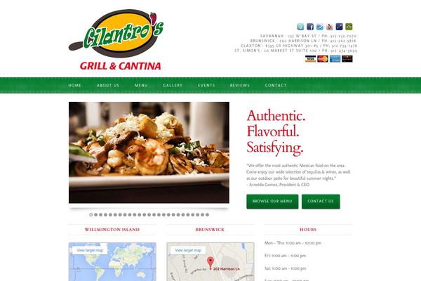 cilantrosgrill.com site used Freshdelight