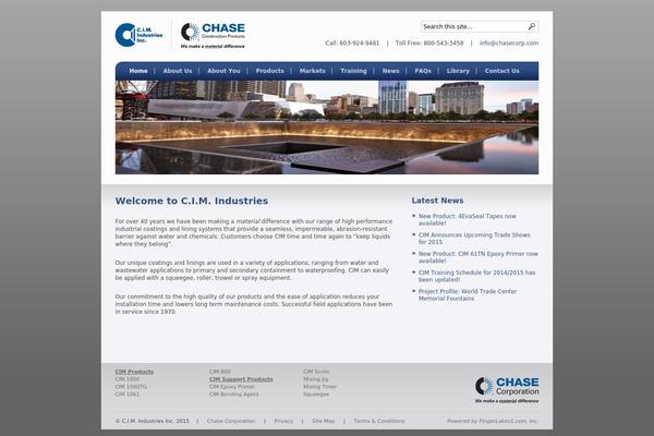 Cim theme site design template sample