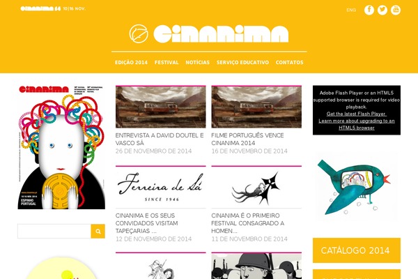cinanima.pt site used Cinanima-theme