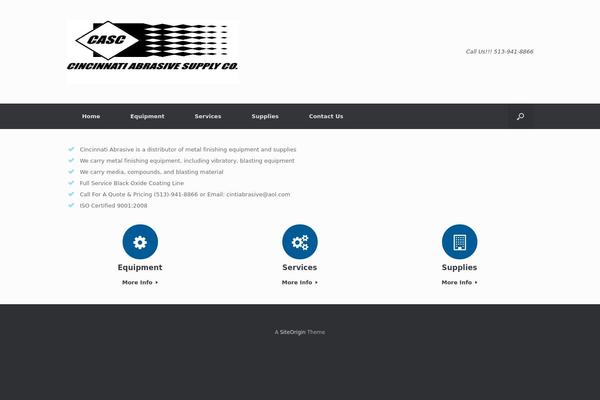 Vantage theme site design template sample