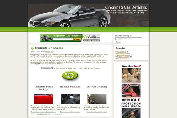 cincinnaticardetailing.com site used Cincinnati