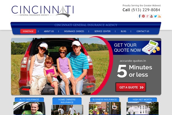 cincinnatigeneral.com site used Cincinnati-wp