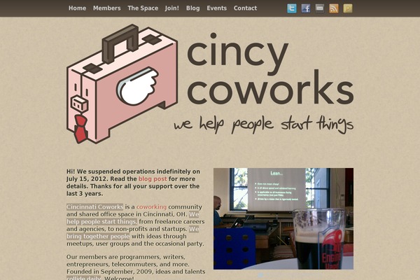 cincycoworks.com site used Cincycoworks