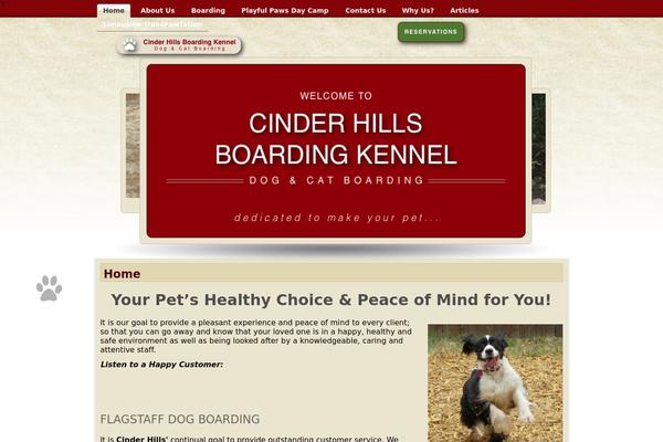 Dog theme site design template sample