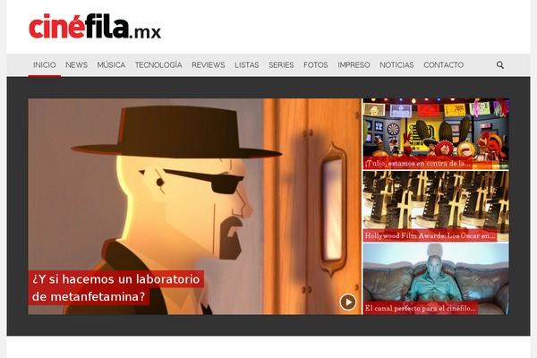 cinefila.mx site used Gridlove-child