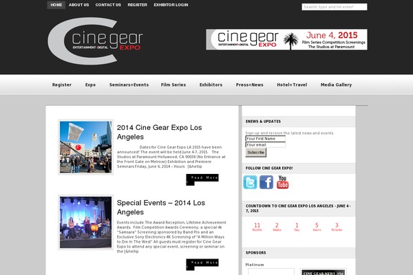 cinegearexpo.com site used Goodthemeleadpro