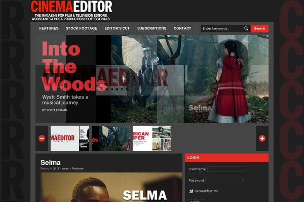 cinemaeditormagazine.com site used Cinemaeditor