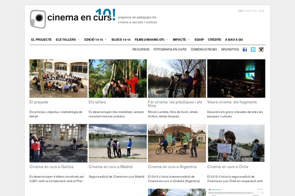 cinemaencurs.org site used Portfolio