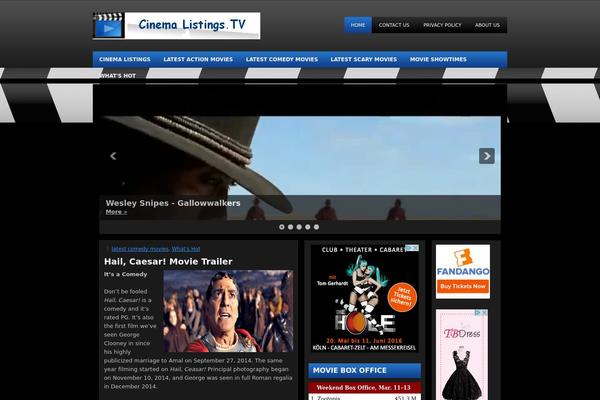 cinemalistings.tv site used Moviespot