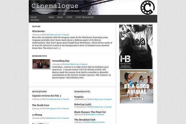 cinemalogue.com site used Covernews-pro