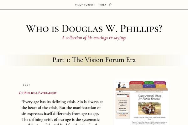 WordPress website example screenshot