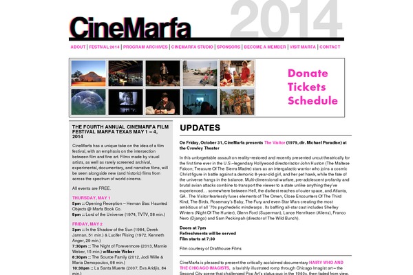 cinemarfa.org site used Cinemarfa