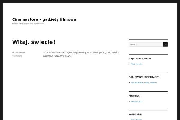 Twenty Sixteen theme site design template sample