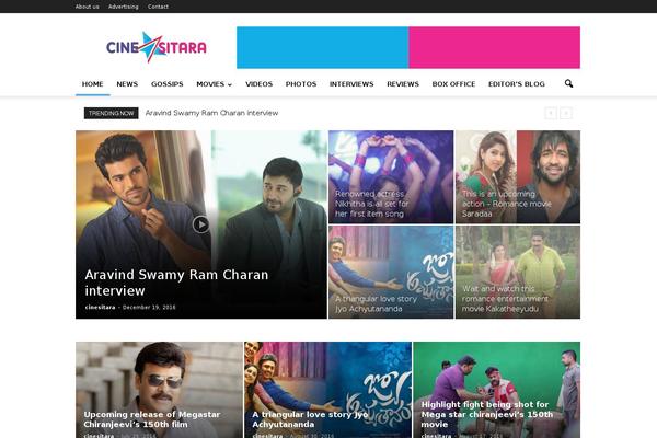 Newspaper theme site design template sample