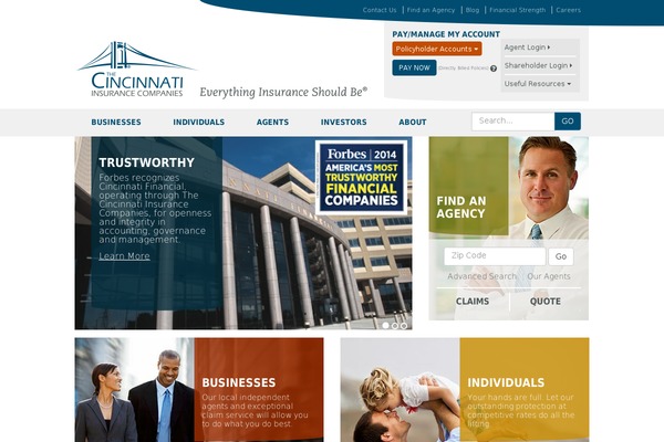 cincinnati theme websites examples