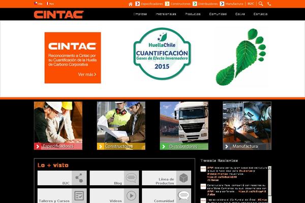 cintac.cl site used Cintacnew