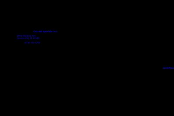 WordPress website example screenshot