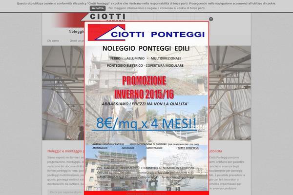 ciottiponteggi.it site used Magic-space